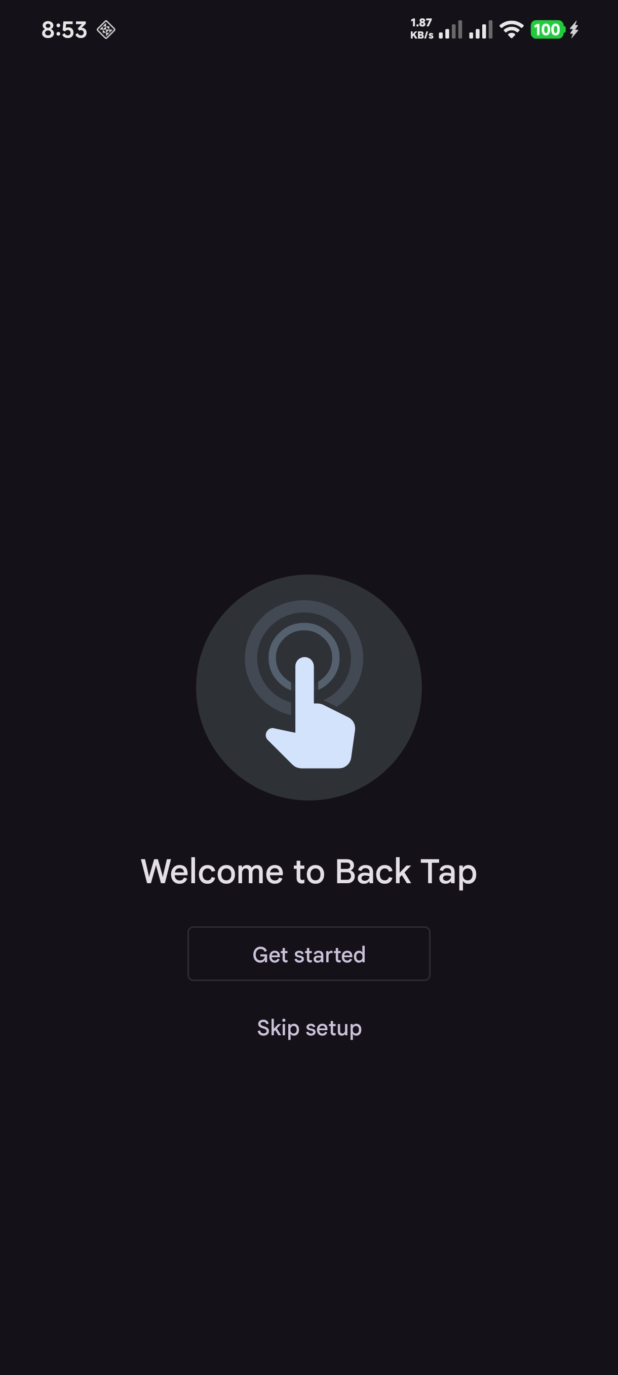BackTap screenshot 1