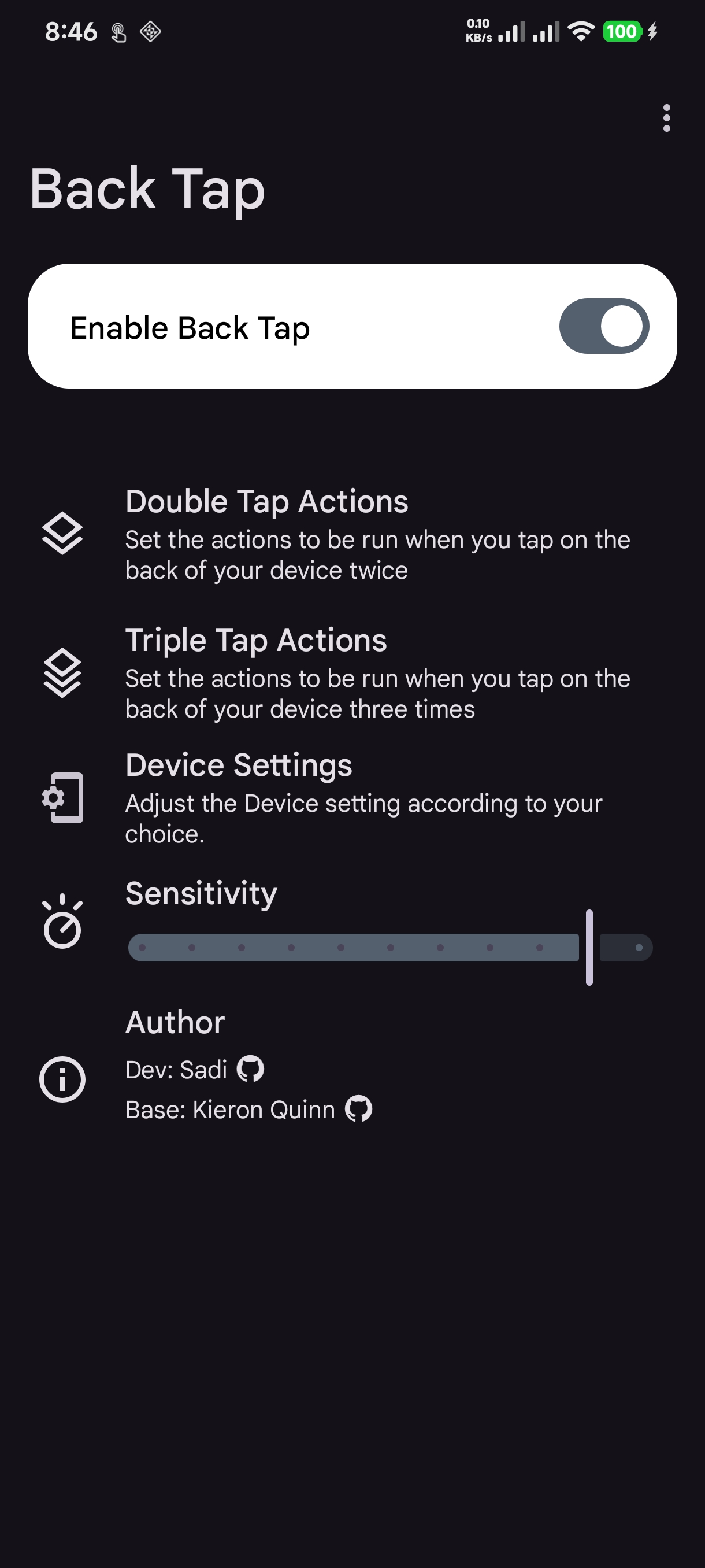 BackTap screenshot 5