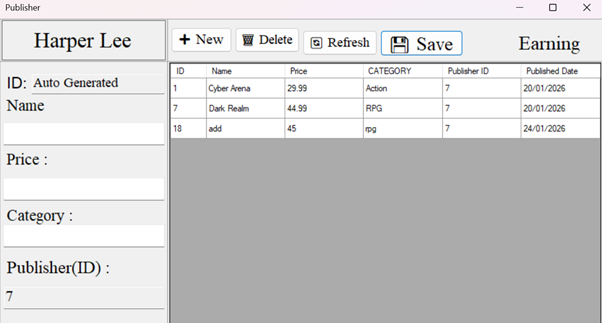 User Dashboard
